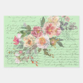 ラッピング紙デカップフラットシートセット3 ラッピングペーパーシート (正面3)