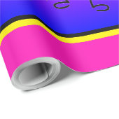 ラッピング紙ハロウィーン虹踊り骨格 ラッピングペーパー (ロールコーナー)