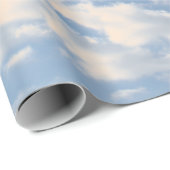 ラッピング紙ハート形の青空の雲 ラッピングペーパー (ロールコーナー)
