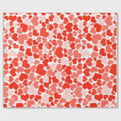 ラッピング紙ハート ラッピングペーパー (フラット)