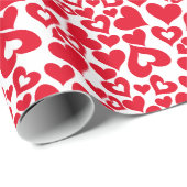ラッピング紙バレンタインハート ラッピングペーパー (ロールコーナー)