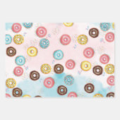 ラッピング紙フラットシートセットの3日の誕生日 ラッピングペーパーシート (正面)