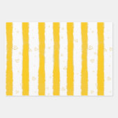 ラッピング紙フラットシートセット3サマービーブ ラッピングペーパーシート (正面3)