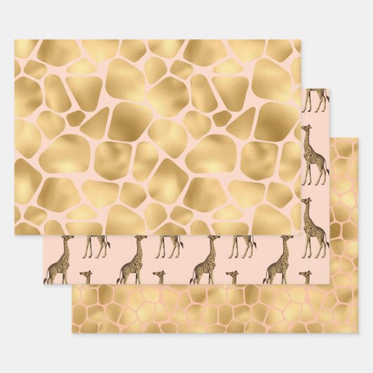 ラッピング紙フラットシートセット3 ラッピングペーパーシート (セット)