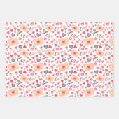 ラッピング紙フラットシートセット3 ラッピングペーパーシート (正面2)