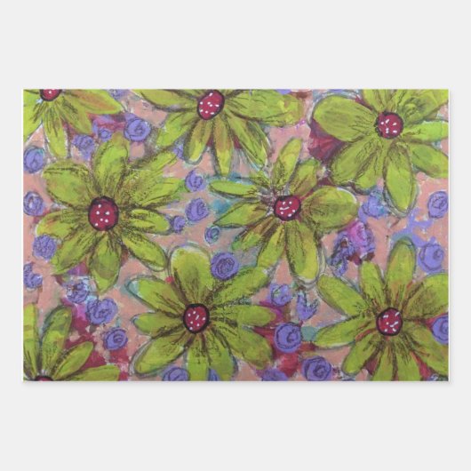 ラッピング紙フラットシートセット3 ラッピングペーパーシート (正面)