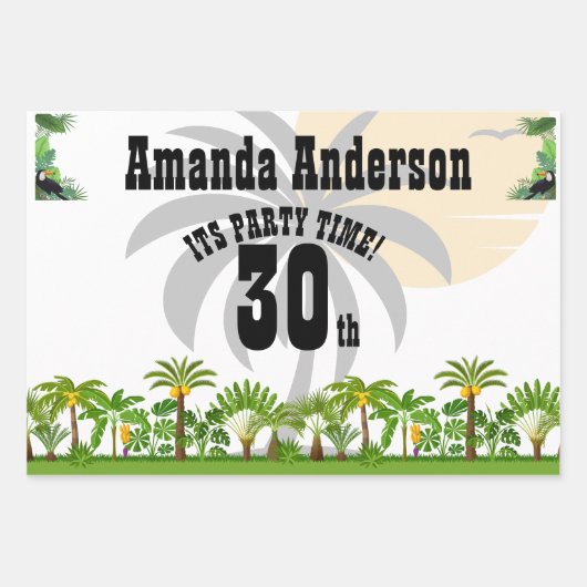 ラッピング紙フラットシートセット3 ラッピングペーパーシート (正面)