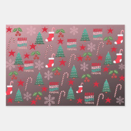 ラッピング紙フラットシートセット3 ラッピングペーパーシート