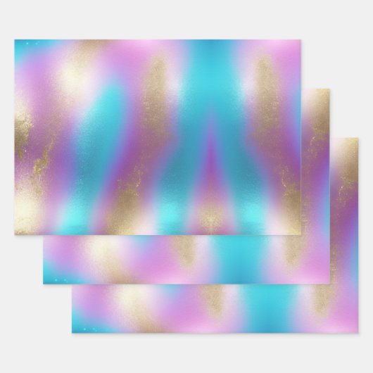 ラッピング紙フラットシートセット3 ラッピングペーパーシート (セット)