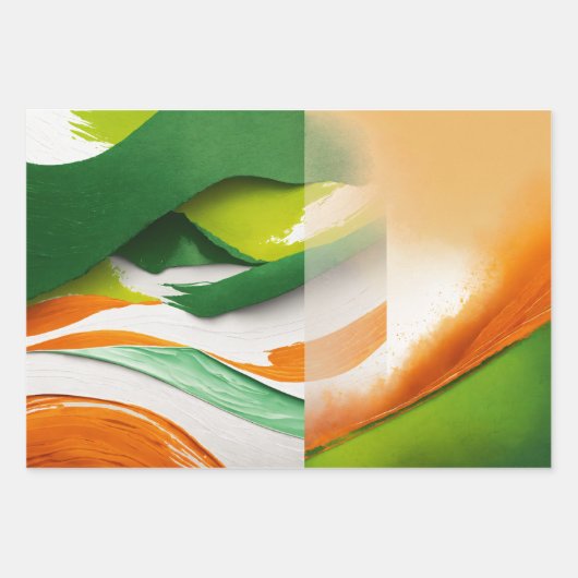 ラッピング紙フラットシートセット3 ラッピングペーパーシート (正面)