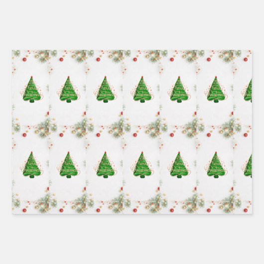 ラッピング紙フラットシートセット3 ラッピングペーパーシート (正面)