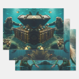 ラッピング紙フラットシートセット3 ラッピングペーパーシート