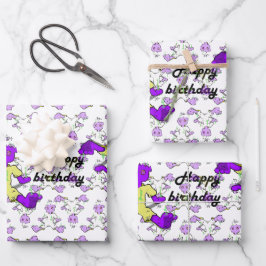 ラッピング紙フラットシートセット3 ラッピングペーパーシート