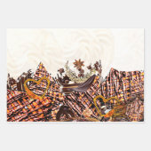 ラッピング紙フラットシートセット3 ラッピングペーパーシート (正面3)