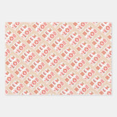 ラッピング紙フラットシートセット3 ラッピングペーパーシート (正面3)