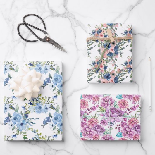 ラッピング紙フラットシートセット3 ラッピングペーパーシート (正面)