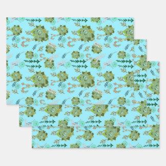 ラッピング紙フラットシートセット3 ラッピングペーパーシート