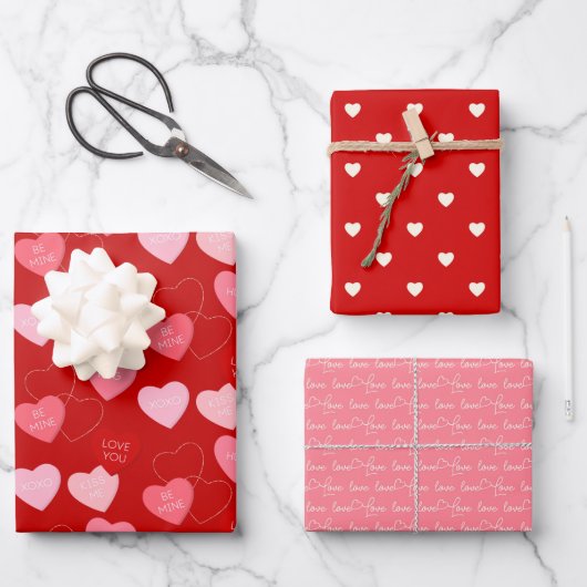 ラッピング紙フラットシートセット3 ラッピングペーパーシート (正面)