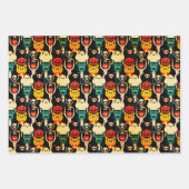 ラッピング紙フラットシートセット3 ラッピングペーパーシート (正面3)