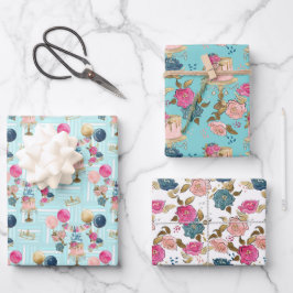 ラッピング紙フラットシートセット3 ラッピングペーパーシート