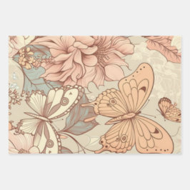 ラッピング紙フラットシートセット3 ラッピングペーパーシート