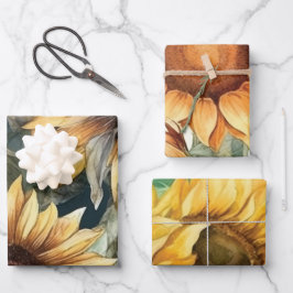 ラッピング紙フラットシートセット3 ラッピングペーパーシート