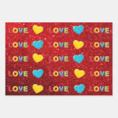 ラッピング紙フラットシートセット3 ラッピングペーパーシート (正面)