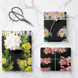 ラッピング紙フラットシートセット3 ラッピングペーパーシート