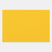 ラッピング紙フラットシートレトロブライトイエロー ラッピングペーパーシート (正面2)