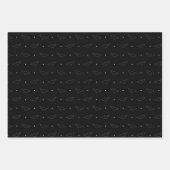 ラッピング紙ブラックパプルとオレンジセット3 ラッピングペーパーシート (正面3)