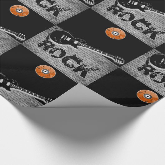 ラッピング紙ロック音楽 ラッピングペーパー (角)