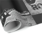 ラッピング紙ロック音楽 ラッピングペーパー (ロールコーナー)