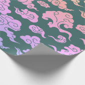 ラッピング紙中国の雲パターン ラッピングペーパー (角)