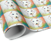 ラッピング紙人形 ラッピングペーパー (ロールコーナー)