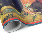 ラッピング紙伝統的出生シーン ラッピングペーパー (ロールコーナー)