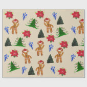 ラッピング紙冬休み ラッピングペーパー (フラット)