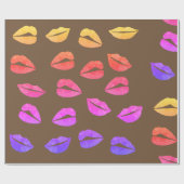 ラッピング紙彼女の唇 ラッピングペーパー (フラット)