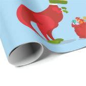 ラッピング紙恐竜SANTA ラッピングペーパー (ロールコーナー)