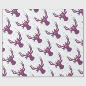 ラッピング紙新年鹿 ラッピングペーパー (フラット)