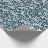 ラッピング紙日本の – デニムのファン ラッピングペーパー (角)