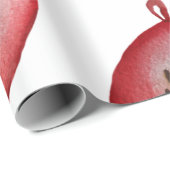 ラッピング紙水彩鹿，クリスマス ラッピングペーパー (ロールコーナー)