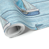 ラッピング紙流木ビーチヨットデザイン ラッピングペーパー (ロールコーナー)