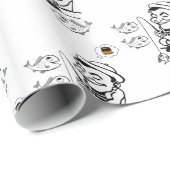 ラッピング紙漁師 ラッピングペーパー (ロールコーナー)