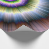 ラッピング紙爆発ブルーグリーンとピンク ラッピングペーパー (角)