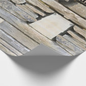 ラッピング紙石壁おもしろい ラッピングペーパー (角)