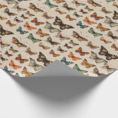 ラッピング紙蝶 ラッピングペーパー (角)