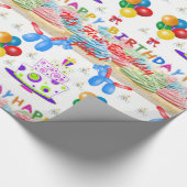 ラッピング紙誕生日7月1日マイ初誕生日 ラッピングペーパー (角)