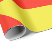 ラッピング紙赤と黄 ラッピングペーパー (ロールコーナー)