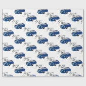 ラッピング紙車販売員 ラッピングペーパー (フラット)