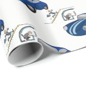 ラッピング紙車販売員 ラッピングペーパー (ロールコーナー)